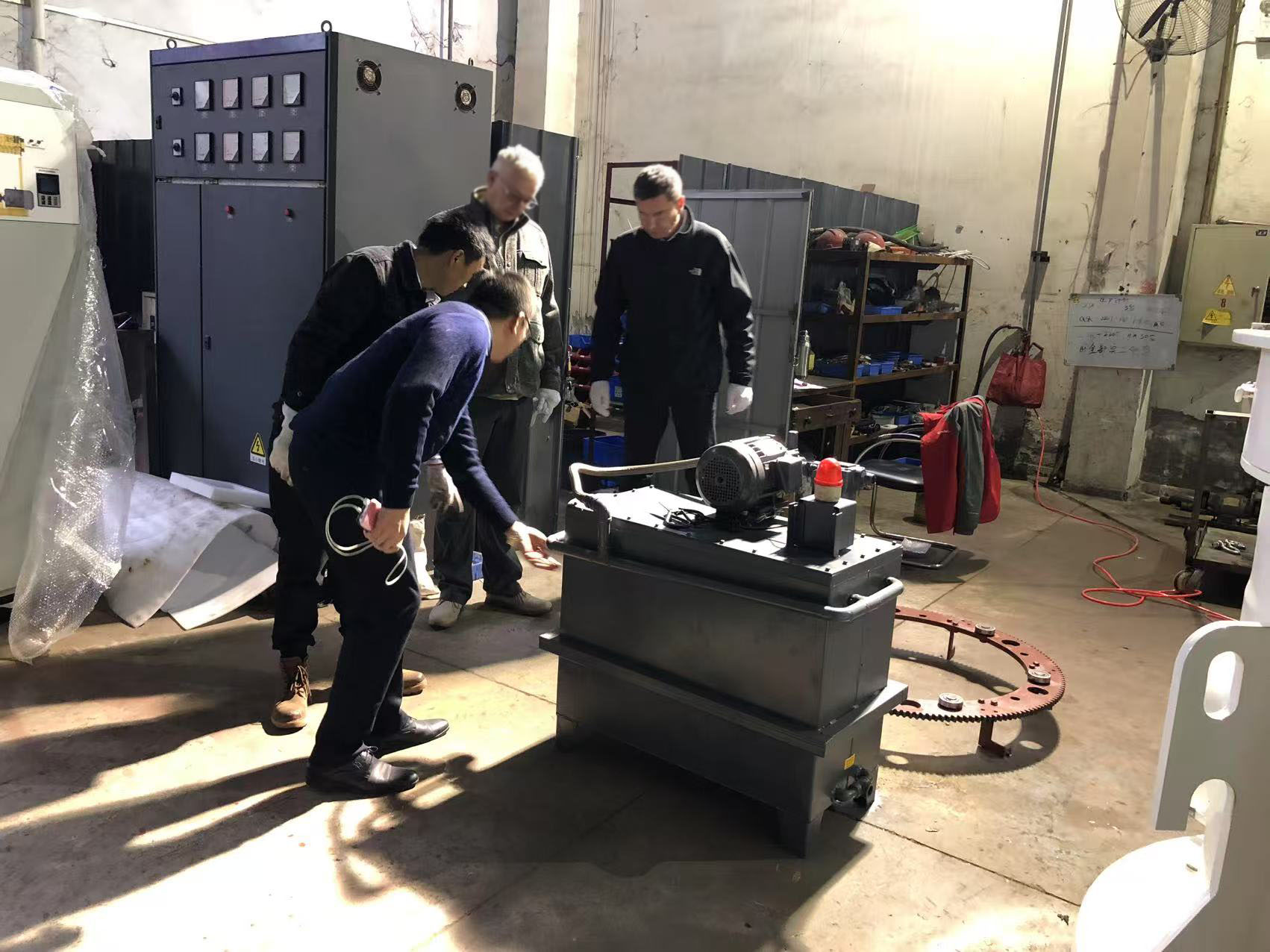 瀚蓝机械 颗粒机 污泥秸秆固废成型 考察 拷贝