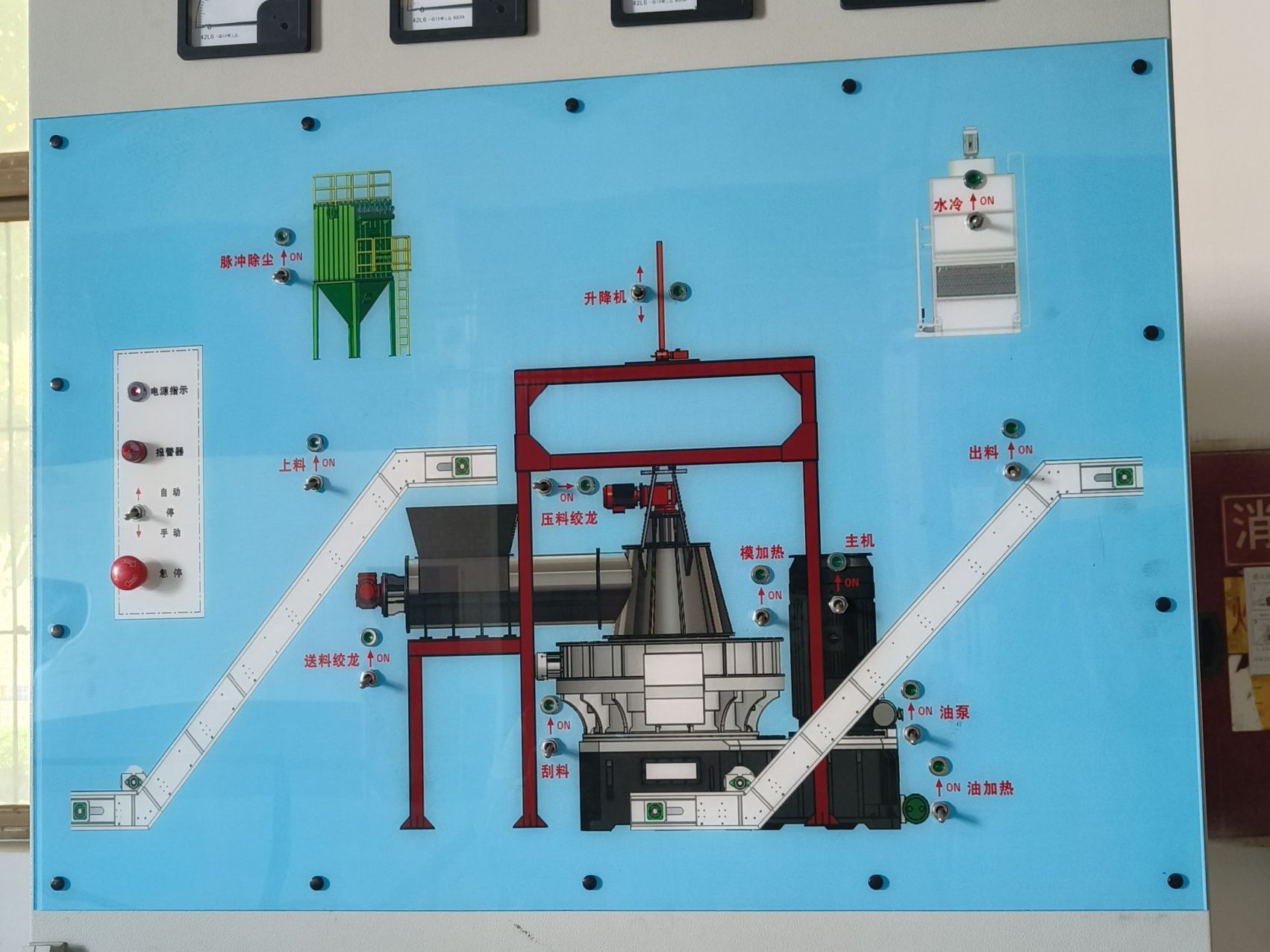 瀚蓝颗粒机PLC控制系统 智能控制 污泥秸秆成型