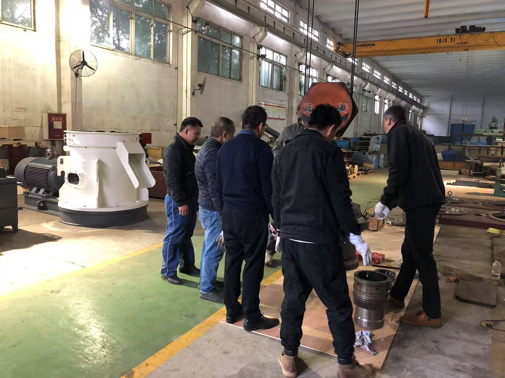 瀚蓝颗粒机工厂考察